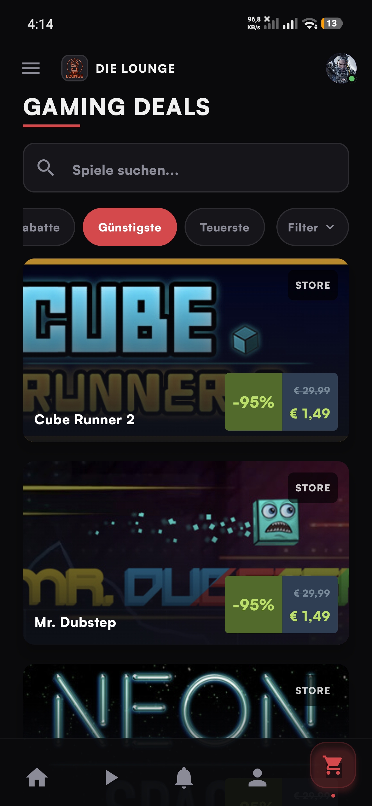 Screenshot Deals
